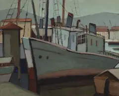 Marinha by Arcangelo Ianelli, 1951, óleo sobre tela, offered Mar 2024