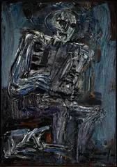 Sanfoneiro by Iberê Camargo, 1987, óleo sobre tela, offered Mar 2024