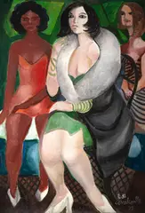 Di Cavalcanti, Três Mulheres, 1972, óleo sobre tela
