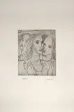Candido Portinari, O Beijo de Judas, gravura em metal