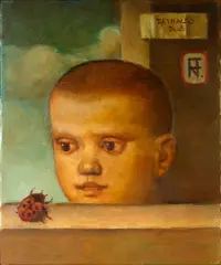 Figura by Reynaldo Fonseca, 2008, óleo sobre tela, offered Mar 2024