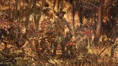Castellane, Caçadores, 1972, óleo sobre placa