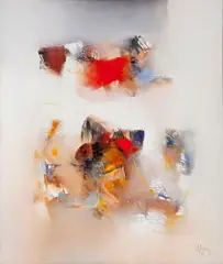 Bebuycatu - Muito Leve o que Flutua by Walmir Teixeira Da Silva, 2001, acrílica sobre tela, offered Jan 2024