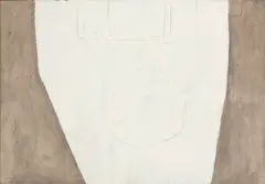 Arcangelo Ianelli, Sem Título, 1969, guache sobre papel