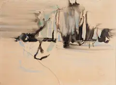 Sem Título by Tessarolo, 1975, técnica mista sobre papel, offered Jan 2024