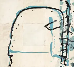 Azul by Luiz Paulo Baravelli, 1984, encáustica sobre madeira, offered Jan 2024