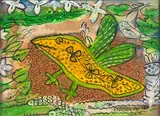 Isabel De Jesus, Bixo, 1981, óleo sobre placa