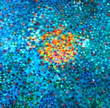 Pequena Galáxia Distante by Marysia Portinari, 2023, óleo sobra tela, offered Jan 2024