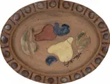 Bandeja Cajus by Aldemir Martins, 1965, cerâmica alta temperatura, offered Jan 2024