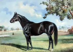 Dark Brown by Cassio Mello, 1994, óleo sobre tela, offered Jan 2024