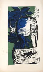 Emanoel Araujo, Sem Título, 1965, xilogravura