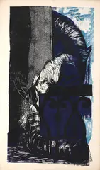 Sem Título by Emanoel Araujo, 1964, xilogravura, offered Jan 2024