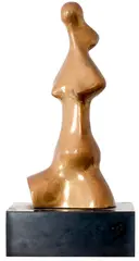 Dorso Feminino by Sonia Ebling, escultura em metal, offered Jan 2024