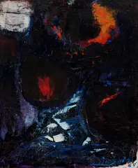 Sem Título by Ismenia Coaracy, 1964, óleo sobre tela, offered Jan 2024
