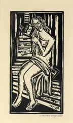 Lasar Segall, Sem Título, xilogravura
