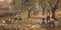 Cena da Itália by Pedro Weingärtner, 1889, óleo sobre tela, offered Jan 2024