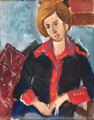 Figura Feminina by Emeric Marcier, óleo sobre tela, offered Jan 2024