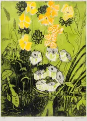 Germinação by Izar do Amaral Berlinck, 1971, litogravura sobre papel, offered Jan 2024