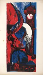 Sem Título by Emanoel Araujo, 1965, xilogravura, offered Jan 2024