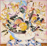 Sou Kit Gom, Composição com Flores, 2005, óleo sobre tela