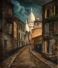 Paisagem Noturna by Hugo Adami, óleo sobre tela, offered Nov 2023
