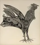 Galo by Aldemir Martins, 1965, nanquim sobre papel, offered Nov 2023