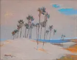 Yuji Tamaki, Paisagem de Salvador - BA, 1976, óleo sobre tela