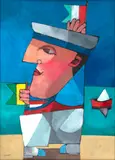 Inos Corradin, Marinheiro, 2021, óleo sobre tela