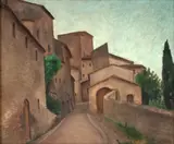 Hugo Adami, Paisagem, 1927, óleo sobre tela