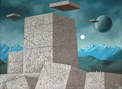 Sem Título by Walter Lewy, 1977, óleo sobre tela, offered Nov 2023