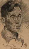 Yoshiya Takaoka, Auto Retrato - Estudo