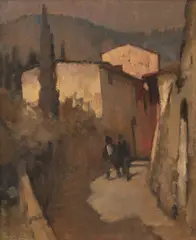 Óbidos by Dario Mecatti, óleo sobre tela, offered Nov 2023