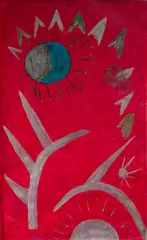 Sem Título by Niobe Xandó, guache sobre papel, offered Nov 2023