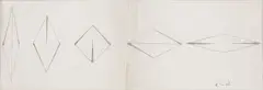 Projeto para Exposição by Hércules Barsotti, grafite sobre papel quadriculado, offered Nov 2023