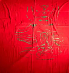 Sem Título by Cabelo, 1999, técnica mista sobre tecido, offered Nov 2023