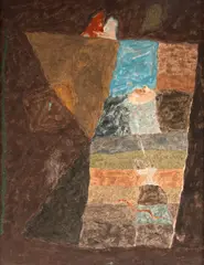 Escalada by Thomaz Ianelli, óleo sobre tela, offered Nov 2023