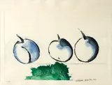 Aldemir Martins, Frutas, 1995, gravura em metal