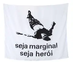 Seja Marginal - Seja Herói by Hélio Oiticica, serigrafia sobre tecido, offered Nov 2023