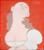 Milton Dacosta, Figura, 1973, óleo sobre tela