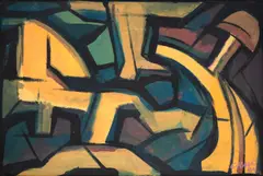 Corpo Deitado by Mário Cravo, 1984, óleo sobre placa, offered Nov 2023