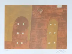 Sem Título by Alfredo Volpi, serigrafia, offered Oct 2023