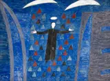 Dom Bosco by Alfredo Volpi, 1960, têmpera sobre papel, offered Oct 2023