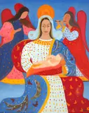 Djanira da Motta e Silva, Nossa Senhora, 1964, óleo sobre tela