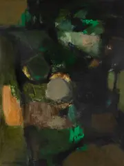 Outonal by Regina Silveira, 1965, óleo sobre tela, offered Oct 2023