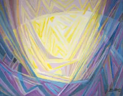 Sem Título by Zélia Salgado, 1987, óleo sobre tela, offered Oct 2023