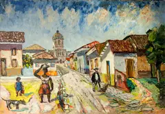 Sem Título by Júlio Guerra, 1935, óleo sobre tela, offered Oct 2023
