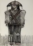 Cangaceiro by Aldemir Martins, 1963, nanquim sobre papel, offered Oct 2023