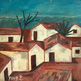 Chen Kong Fang, Sem Título, óleo sobre tela
