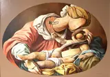 Vito Campanella, Maternidad Hermética, óleo sobre tela