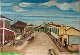 Emídio de Souza, Rua de Itanhaém, 1949, óleo sobre tela